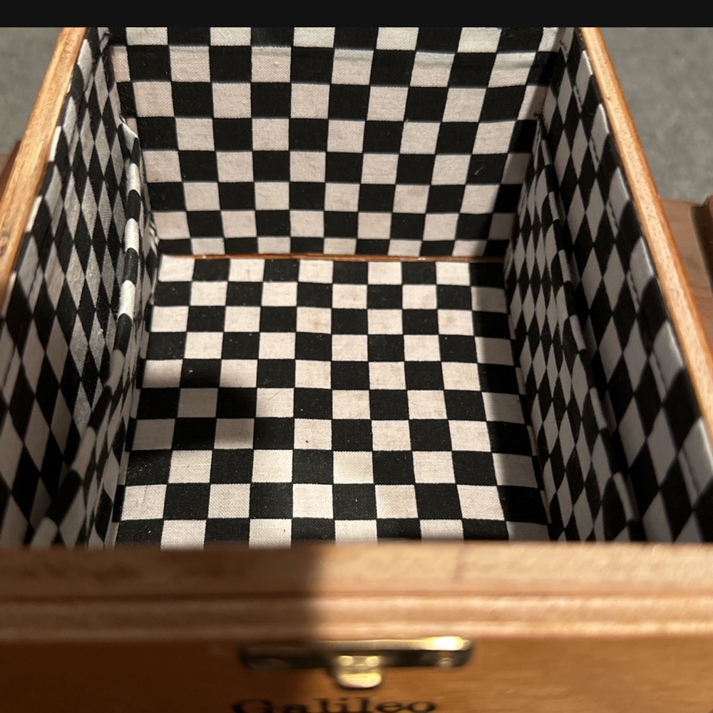 Unique wooden cigar box